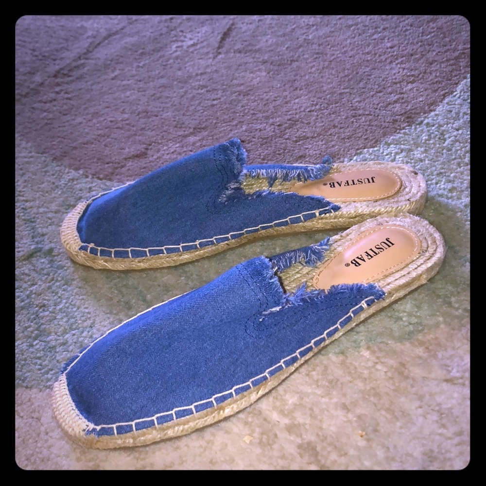 Denim Flats